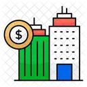 Financial Building  Icon