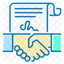 Financial Business Business Handshake Icon