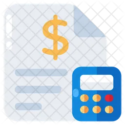 Financial Calculation  Icon