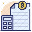 Business Budget Financial Calculation Data Budget Icon