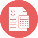 Financial Calculation  Icon