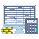 Finance Calculations Money Calculations Accounting Icon