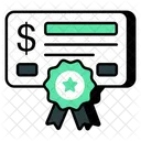 Financial Certificate  Symbol