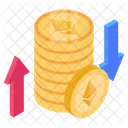 Money Change Financial Change Cash Change Icon
