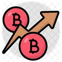 Financial Chart Financial Graph Bitcoin Analytics Icon