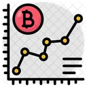 Financial Chart Financial Graph Bitcoin Analytics Icon