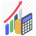 Data Analytics Growth Chart Financial Chart Icon