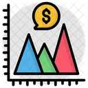 Financial Chart Financial Graph Data Analytics Icon