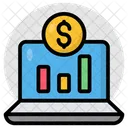 Financial Chart Financial Graph Data Analytics Icon