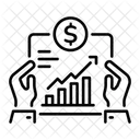 Financial Chart Graph Analysis Icon