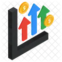 Financial Chart Financial Graph Data Analytics Icon