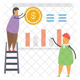 Financial Chart  Icon