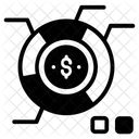 Financial Chart Pie Chart Production Analysis Icon