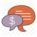 Financial Chat Communication Conversation Icon