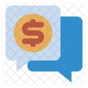 Financial Chat Chat Chat Bubble Icon