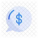 Financial Chat Bank Conversation Bank Communication Icon