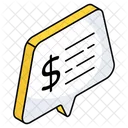 Business Chat Financial Chat Financial Message Icon
