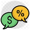 Financial Chat Communication Conversation Icon