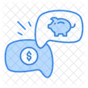 Financial chat  Icon