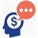 Money Idea Chat Leader Management Icon