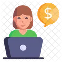 Financial Chat  Icon