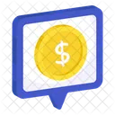 Financial Chat Financial Message Financial Conversation Icon