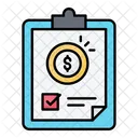 Financial Clipboard  Icon