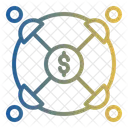 Team Teamwork Money Icon