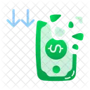 Financial Conflict Dispute Deficit Icon