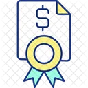 Financial Contract Icon
