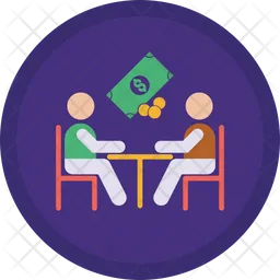 Financial Conversation  Icon