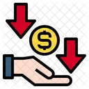 Hand Currency Arrows Icon