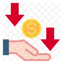 Hand Currency Arrows Icon