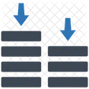 Financial Loss Business Falling Icon