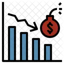 Financial Crisis Economics Icon