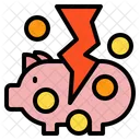 Financial Crisis Saving Icon