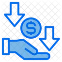 Hand Currency Arrows Icon