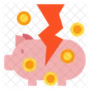 Financial Crisis Saving Icon