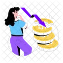 Financial Crisis Economic Crisis Bankrupt Icon