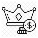 Financial Crown Money Crown Nobility Icon