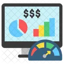 Financial dashboard  Icon