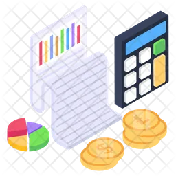 Financial Data  Icon