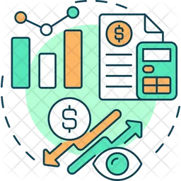 Financial data  Icon