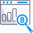 Financial data analytics  Icon