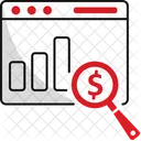 Financial Data Analytics Finance Analytics Icon