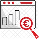 Financial Data Analytics Finance Analytics Icon