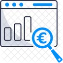 Financial Data Analytics Finance Analytics Icon