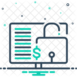 Financial-Data Protection Icon