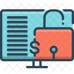 Financial Data Protection  Icon