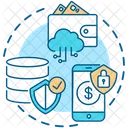 Financial Data Protection Icon